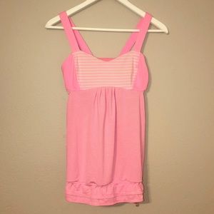 Luluemon tank with bra built in